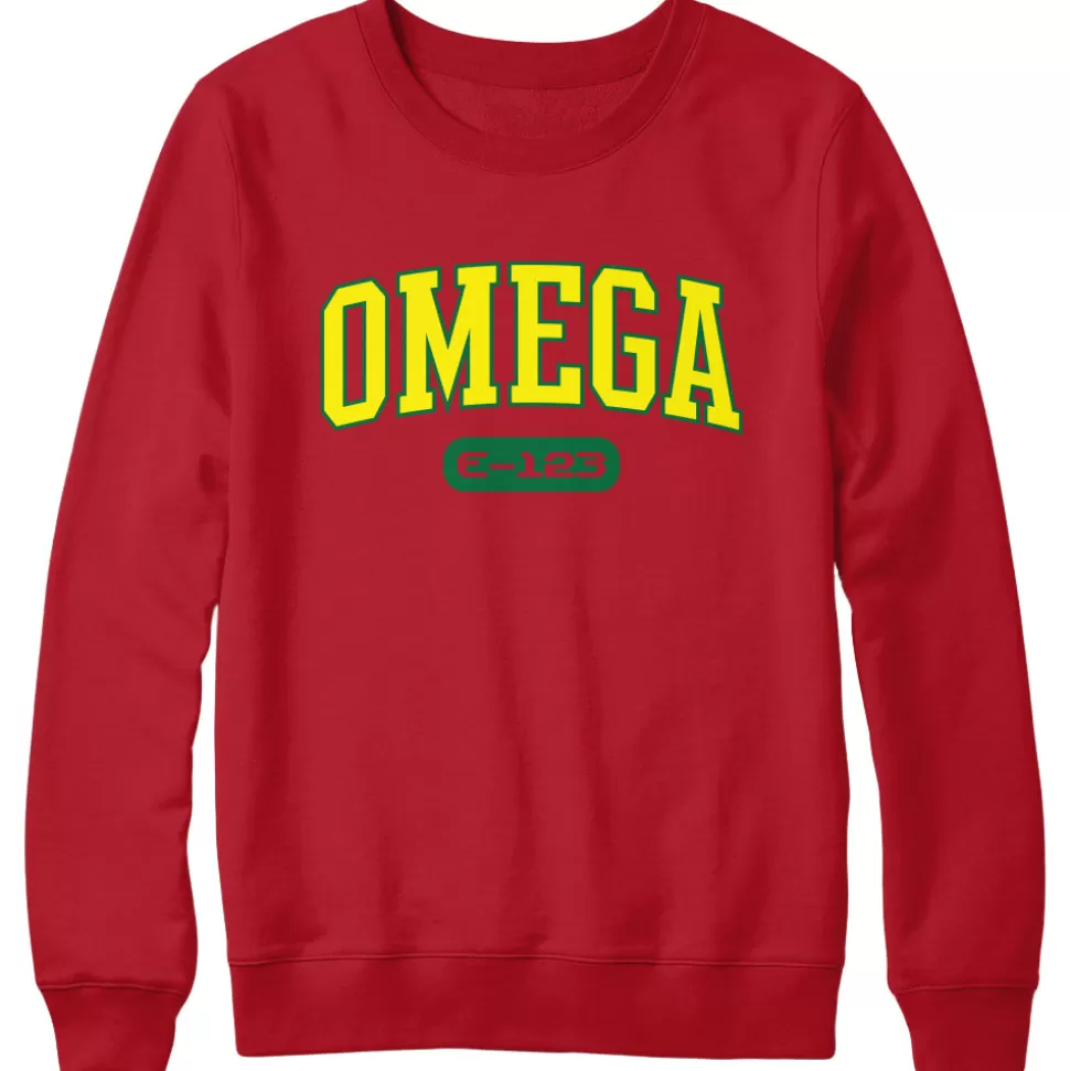 E-123 Omega Red Crewneck>SEGA Cheap