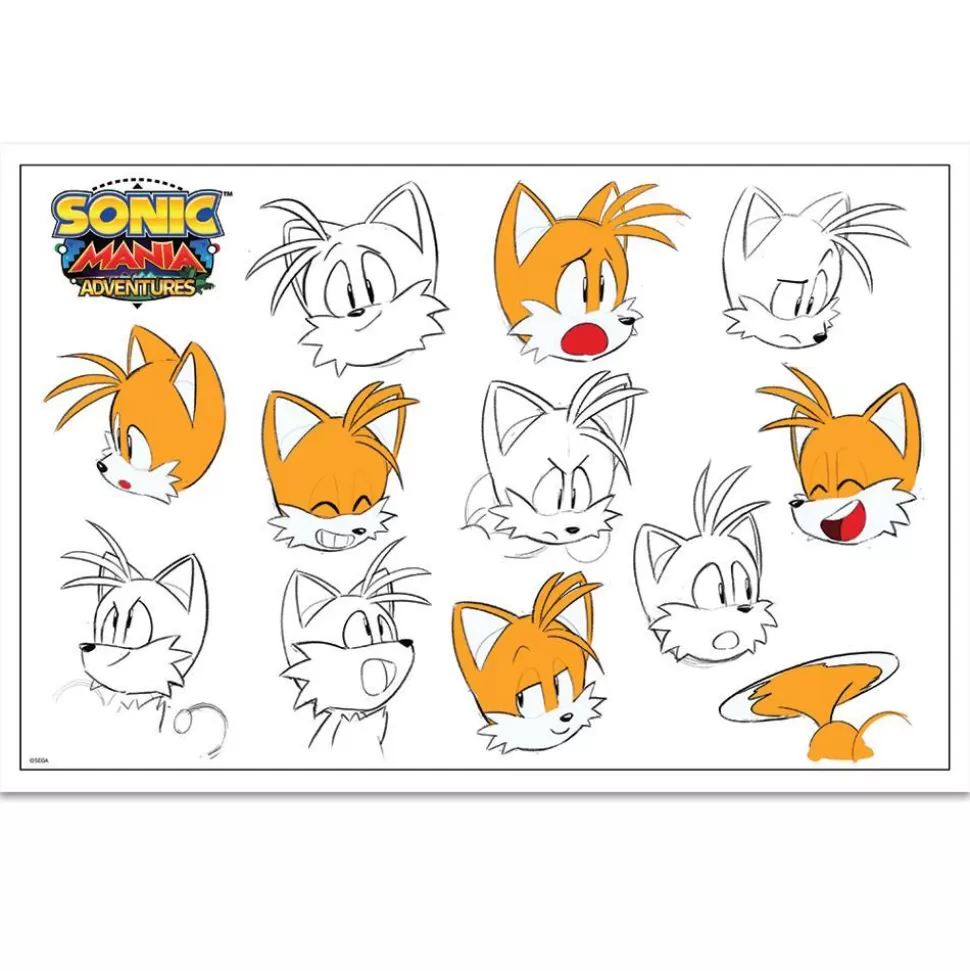 Exclusive Sonic Mania Adventures Tails Poster>SEGA Hot