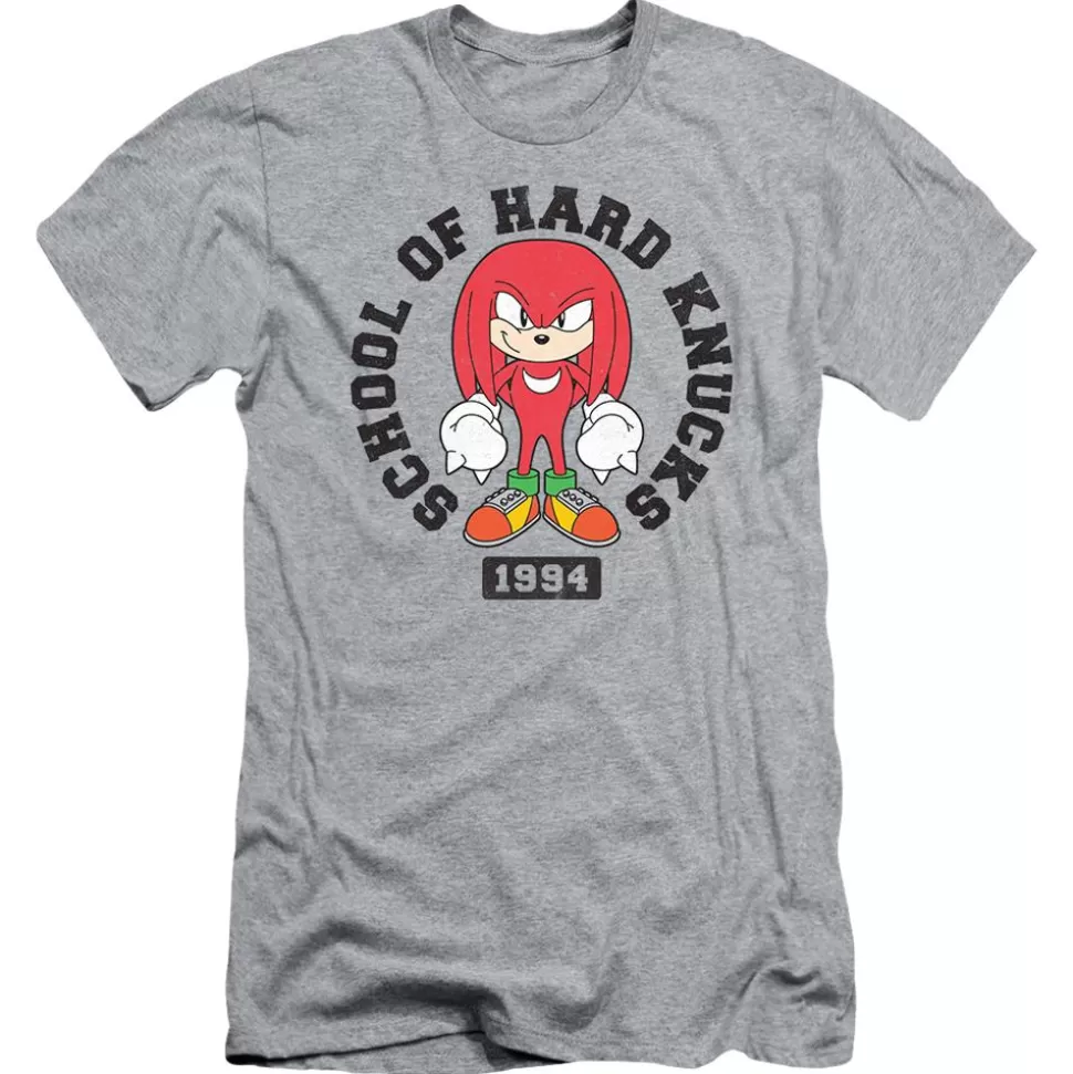 Knuckles School of Hard Knucks 1994 Grey Tee>SEGA Store