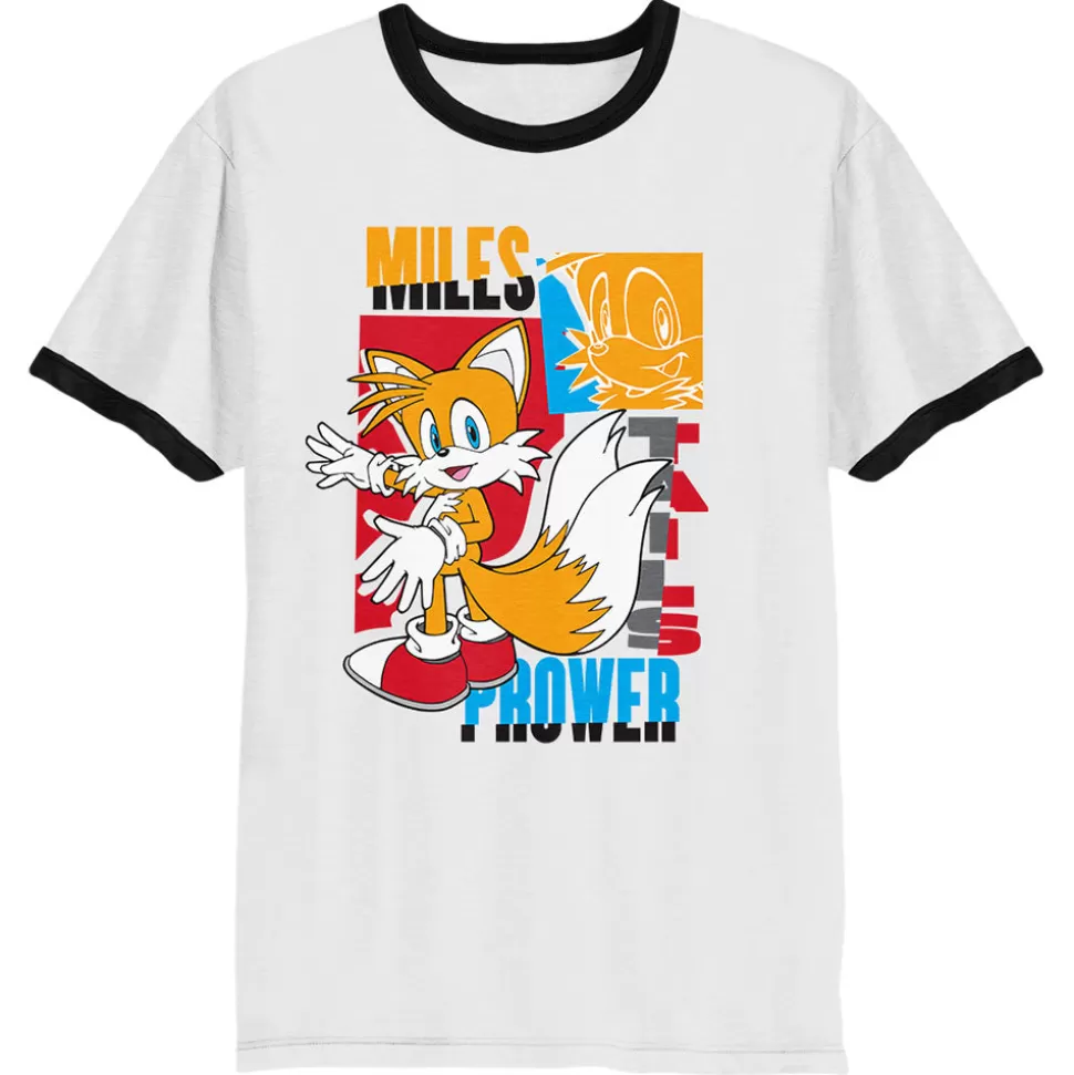 Miles Tails Prower Ringer Tee from Sonic the Hedgehog>SEGA Best