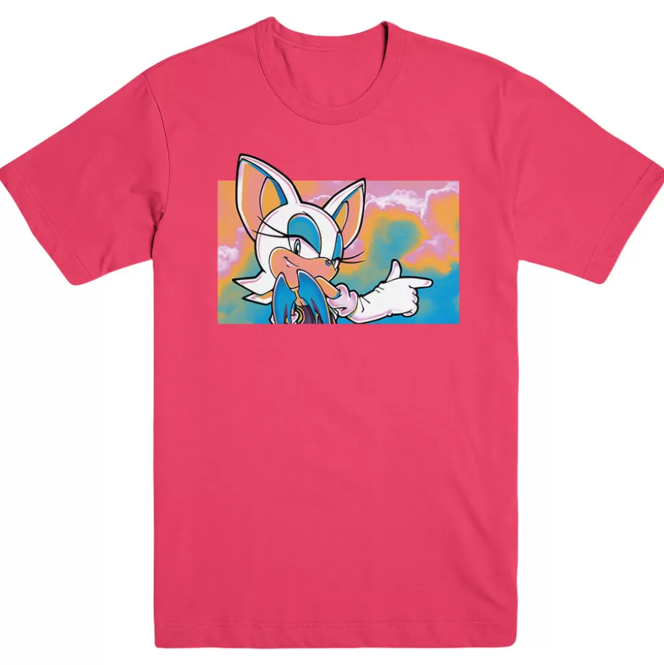 Rouge the Bat Pink Tee>SEGA Cheap