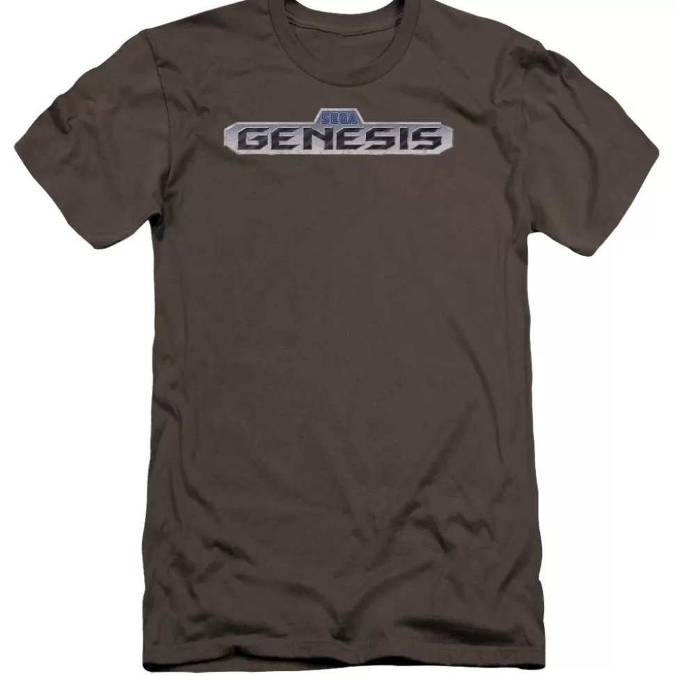 Genesis Logo Charcoal Tee>SEGA Cheap
