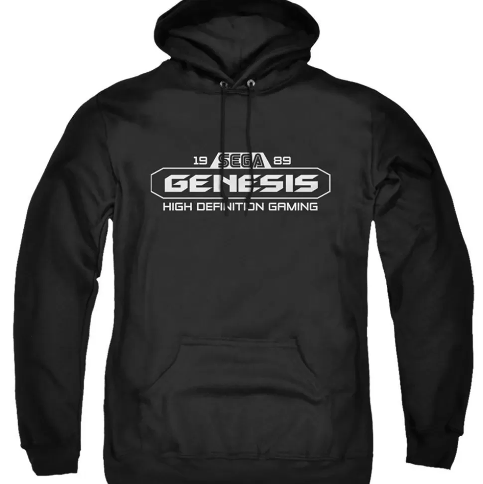 Genesis White Logo Black Hoodie>SEGA Flash Sale