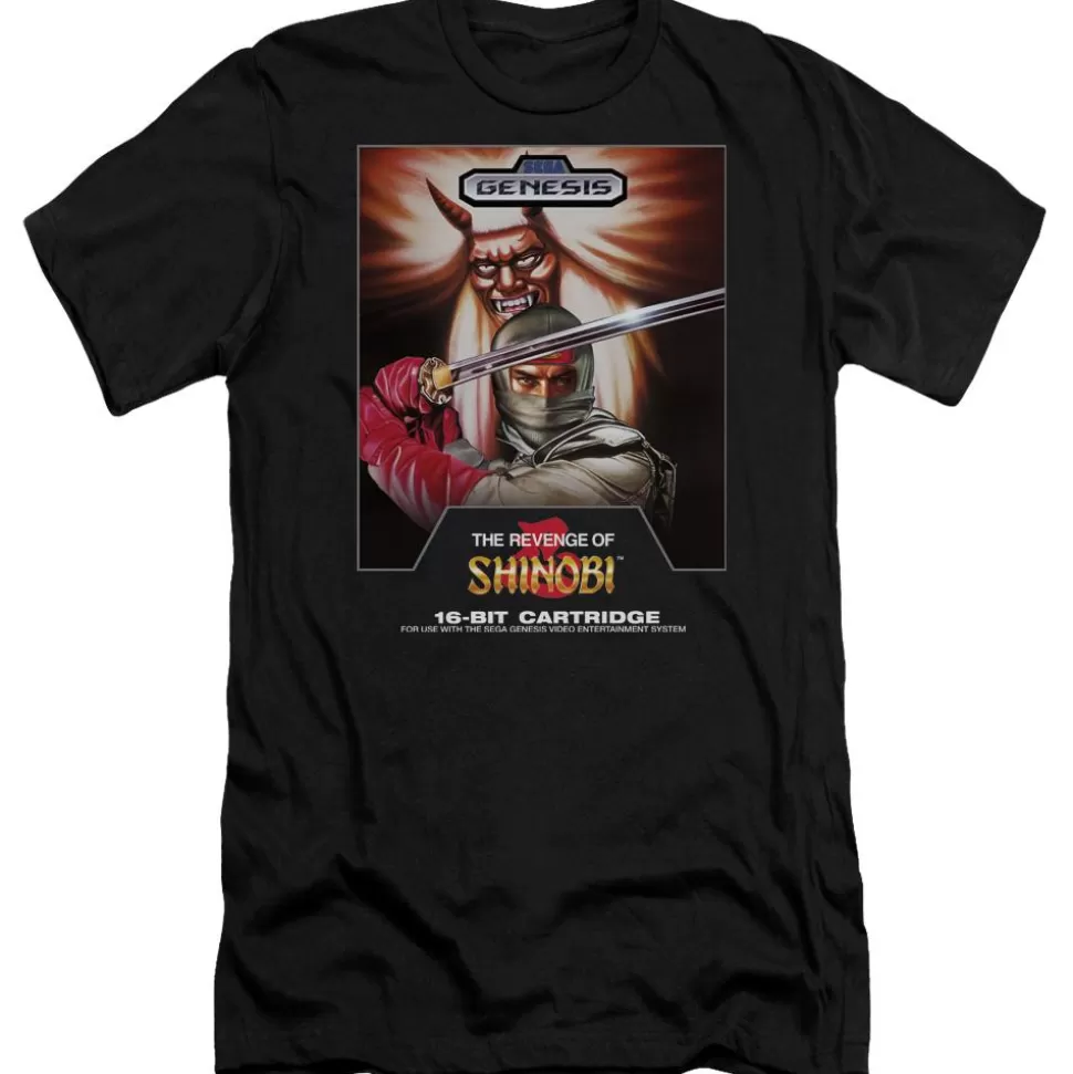 Shinobi Cover Black Tee>SEGA New