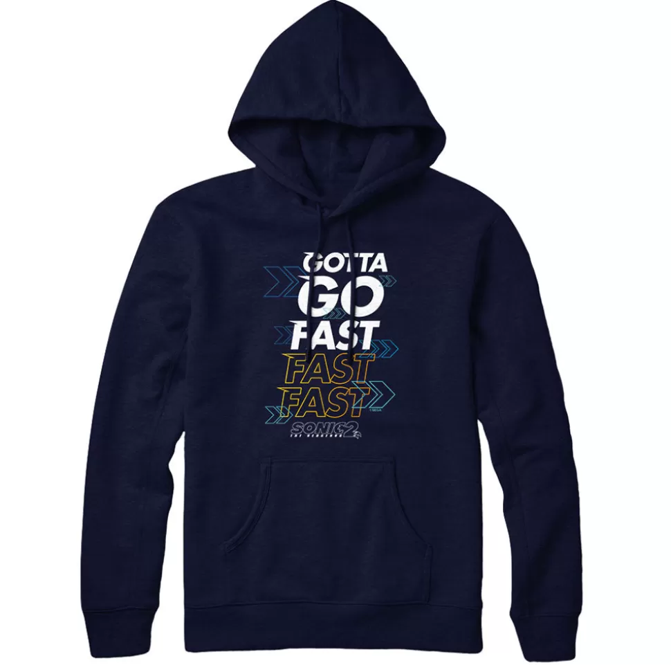 Sonic 2 Gotta Go Fast Navy Hoodie>SEGA Fashion