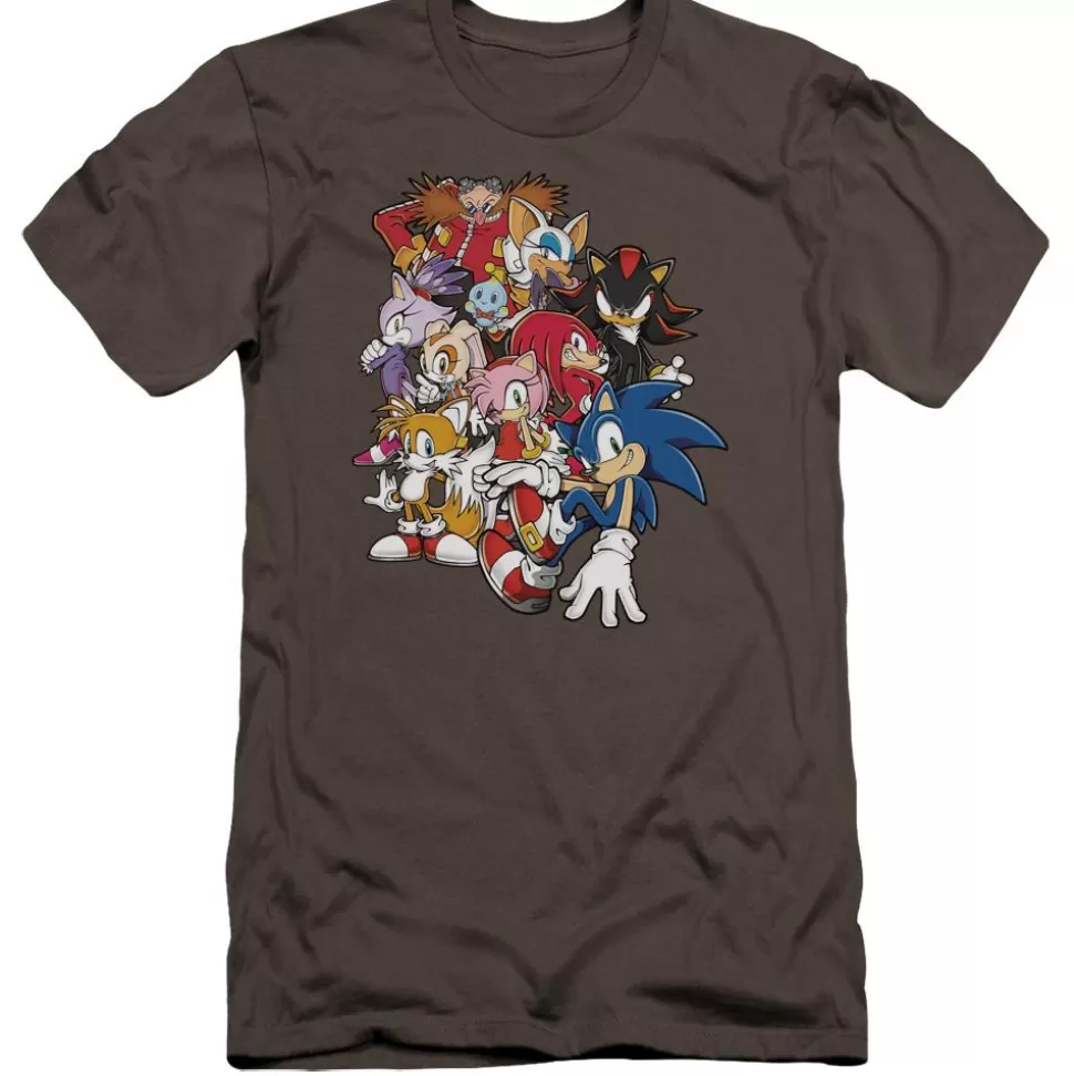 Sonic Cast Charcoal Tee>SEGA Fashion
