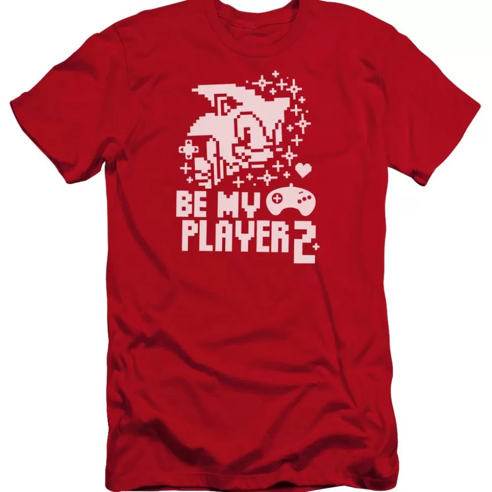 Sonic Classic Be My Player 2 Red Tee>SEGA Outlet