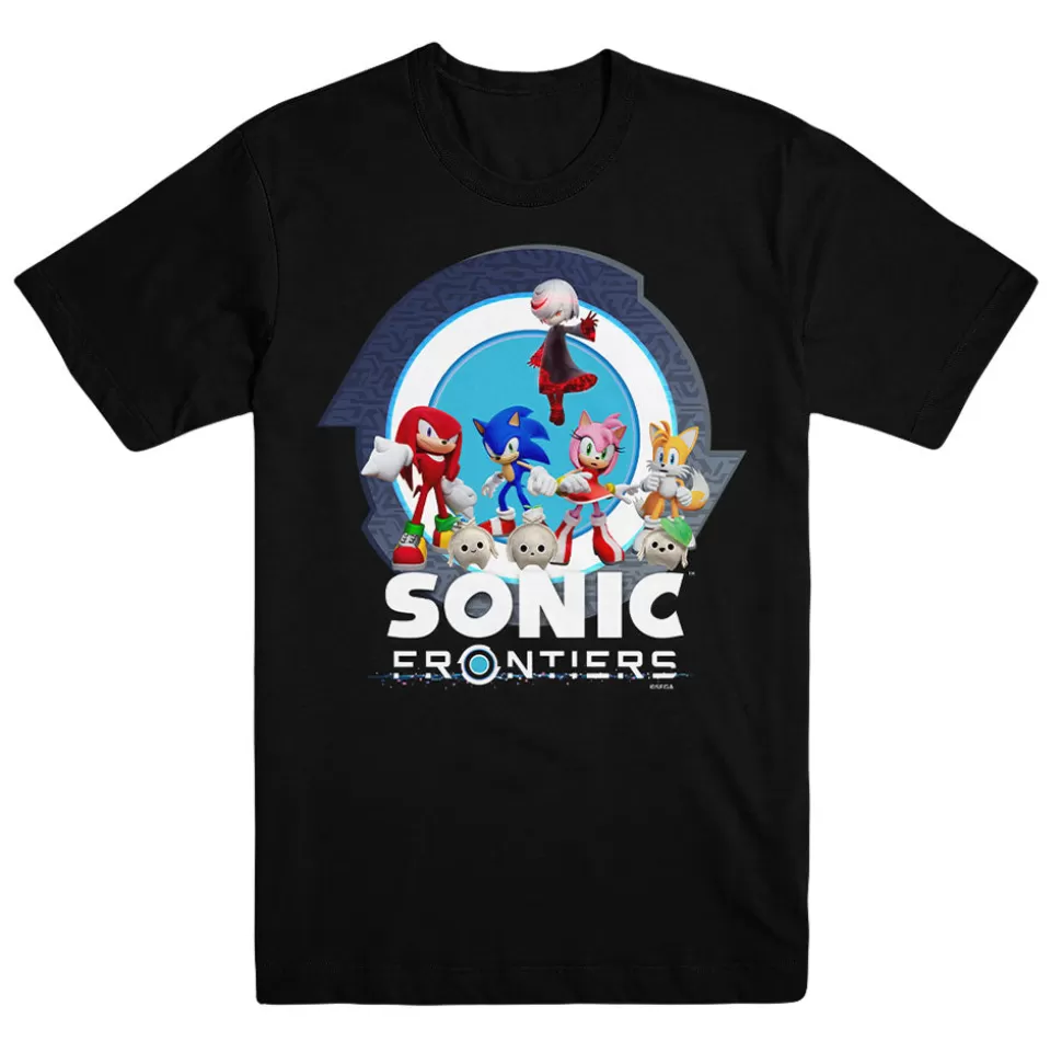 Sonic Frontiers Character Unisex Black Tee>SEGA Store