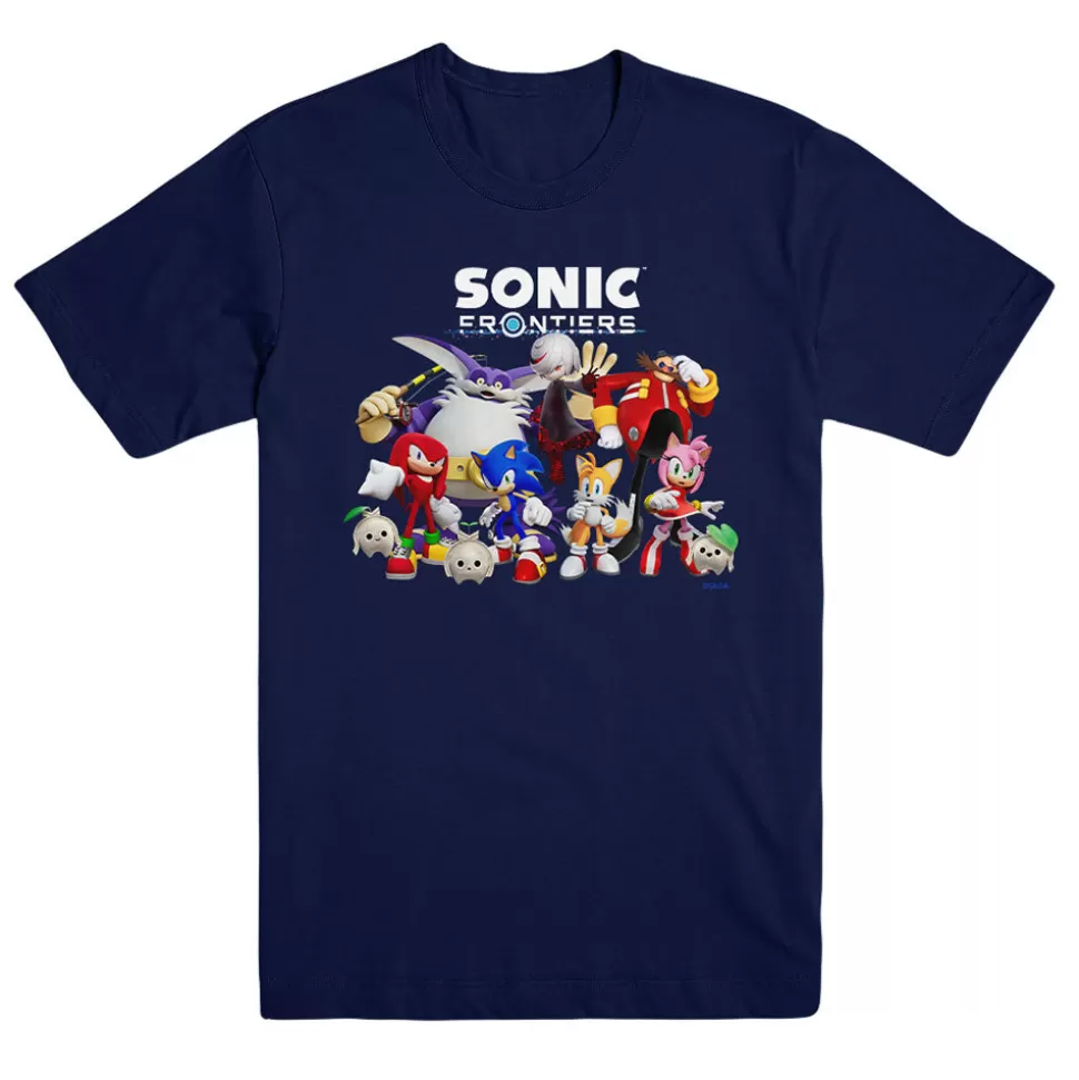 Sonic Frontiers Character Unisex Navy Tee>SEGA Cheap