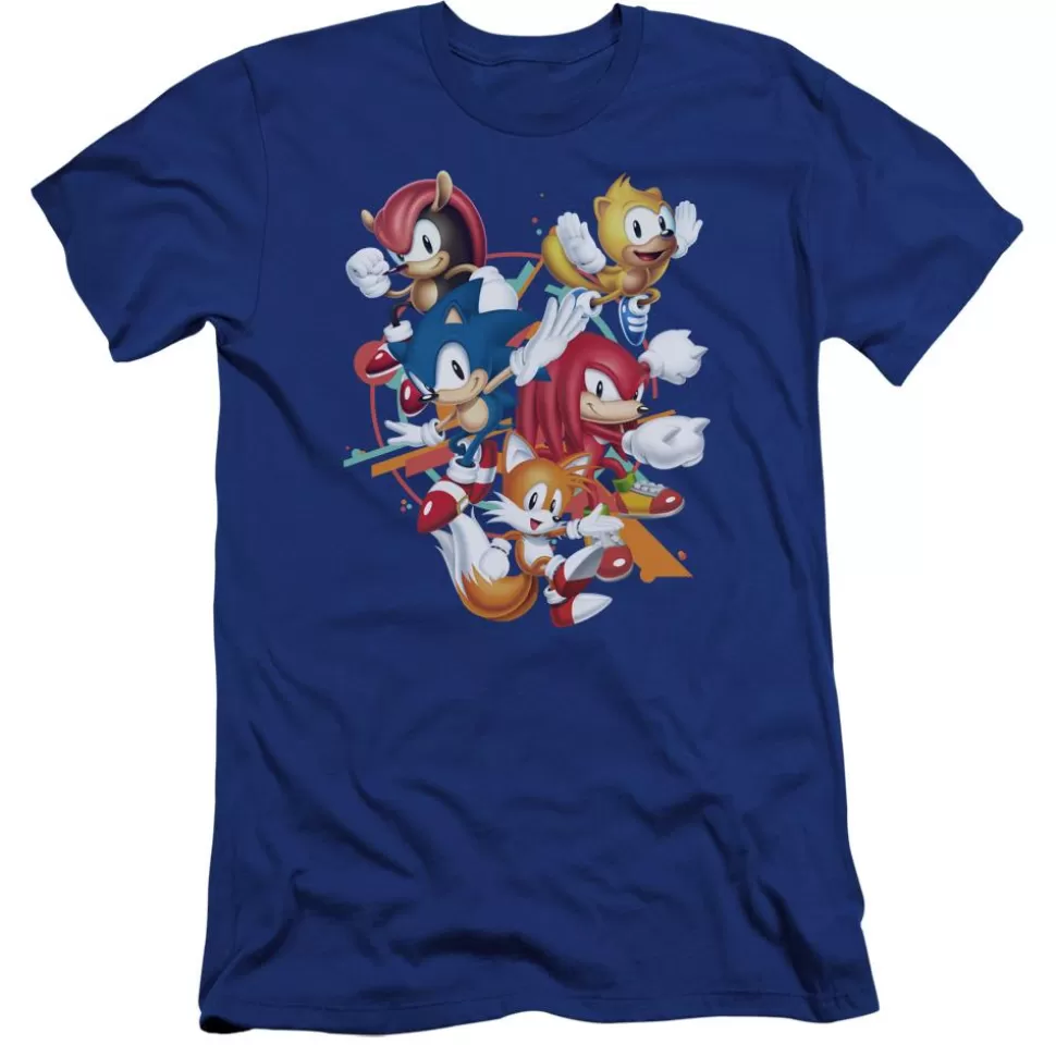 Sonic Mania Plus Formation Blue Tee>SEGA Flash Sale
