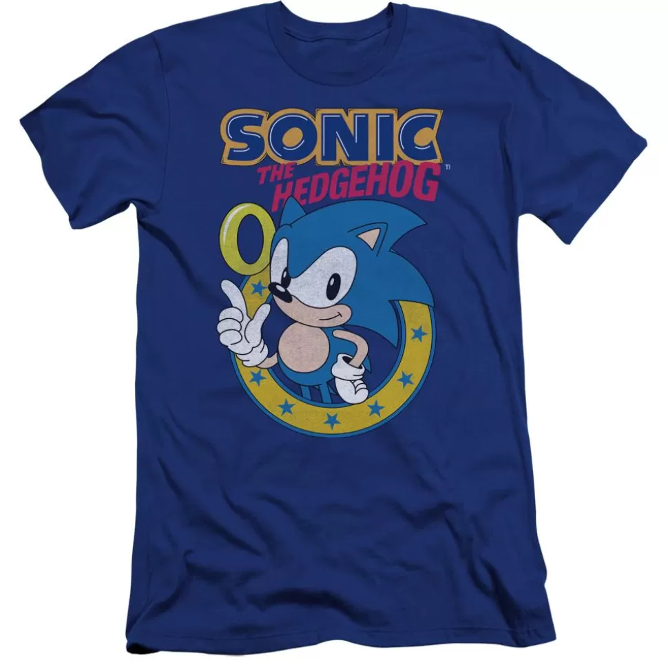 Sonic Ring Royal Blue Tee>SEGA Cheap