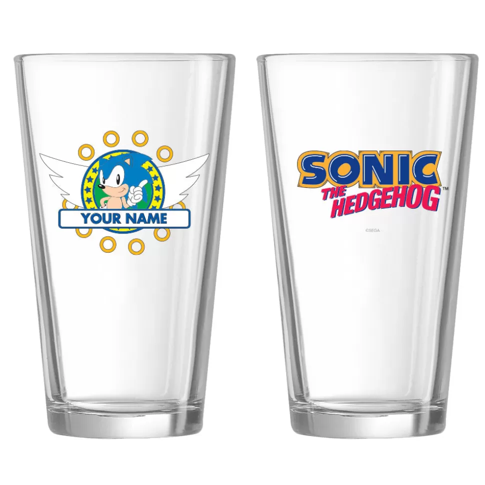 Sonic Rings Personalized Pint Glass>SEGA Cheap