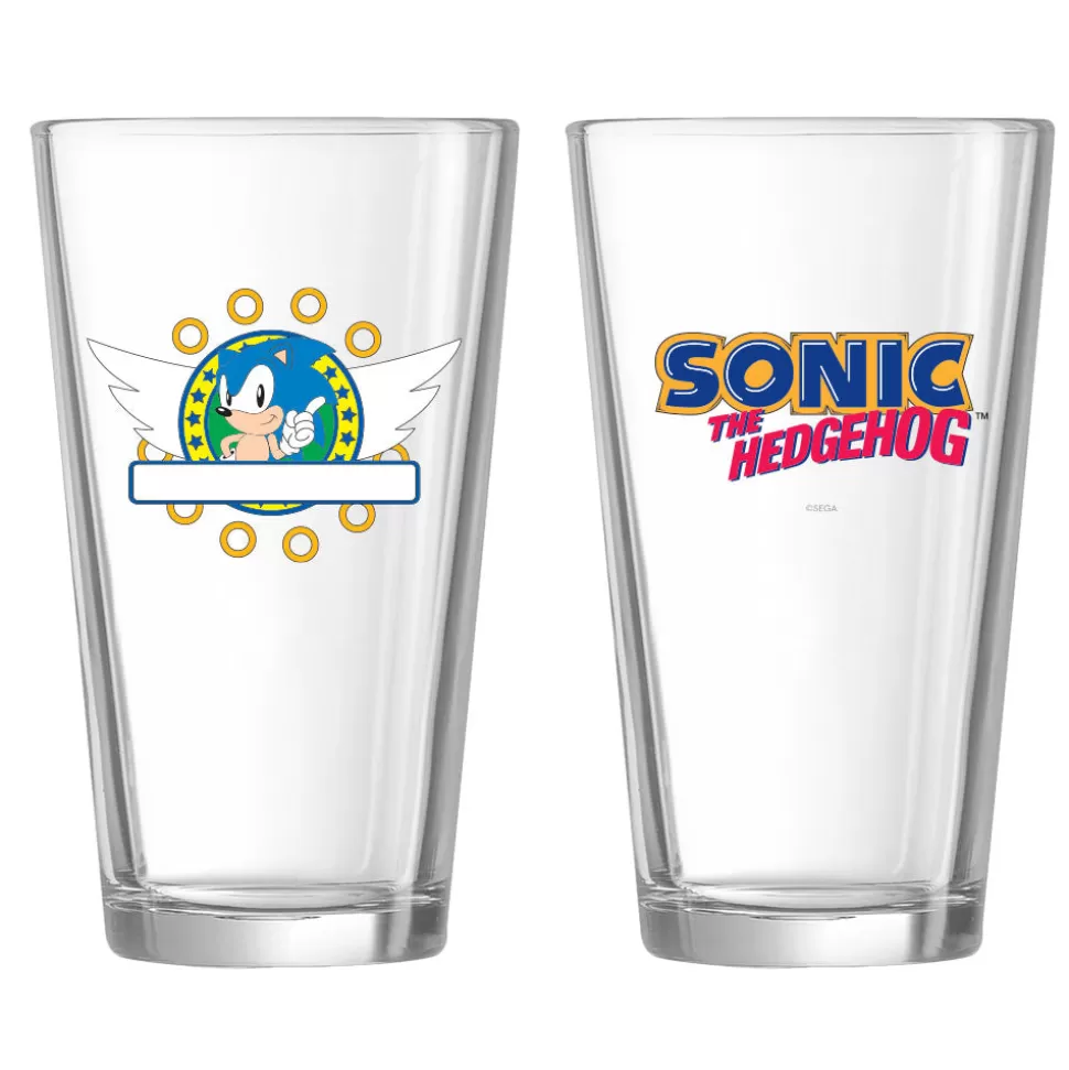 Sonic Rings Personalized Pint Glass>SEGA Cheap