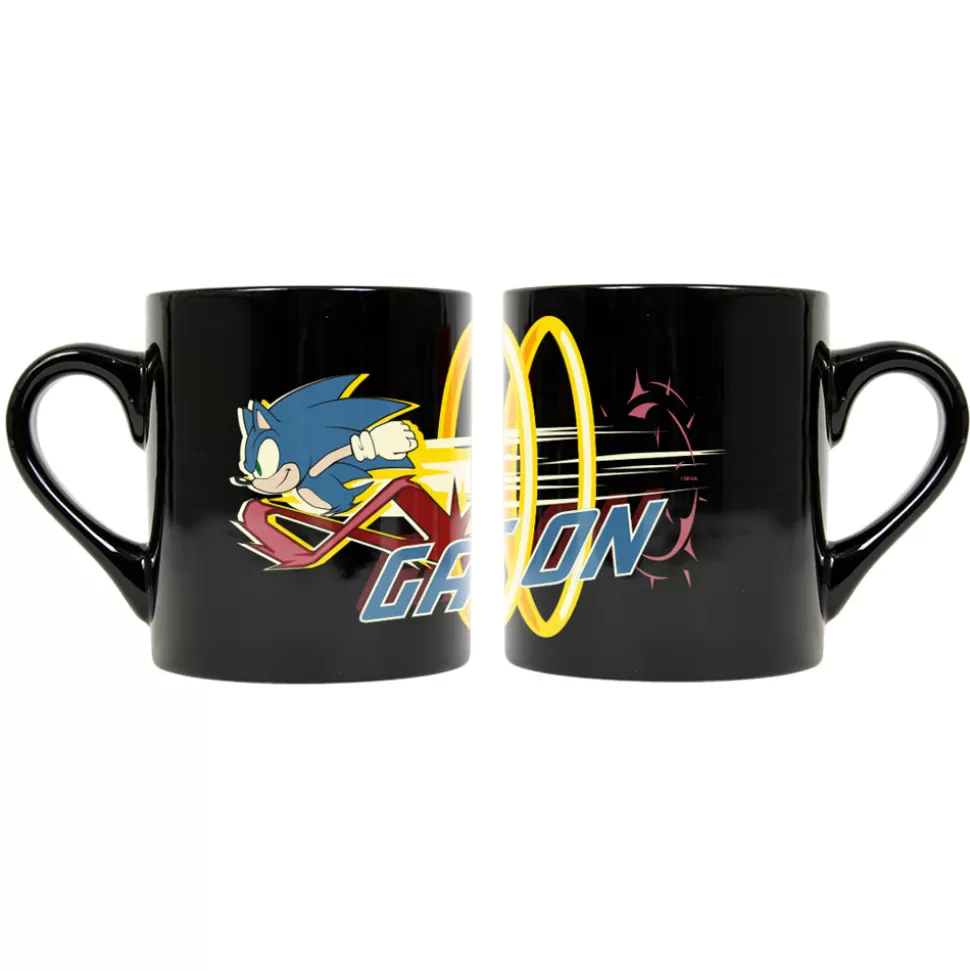 Sonic The Hedgehog Retro Game On Black Mug>SEGA Store