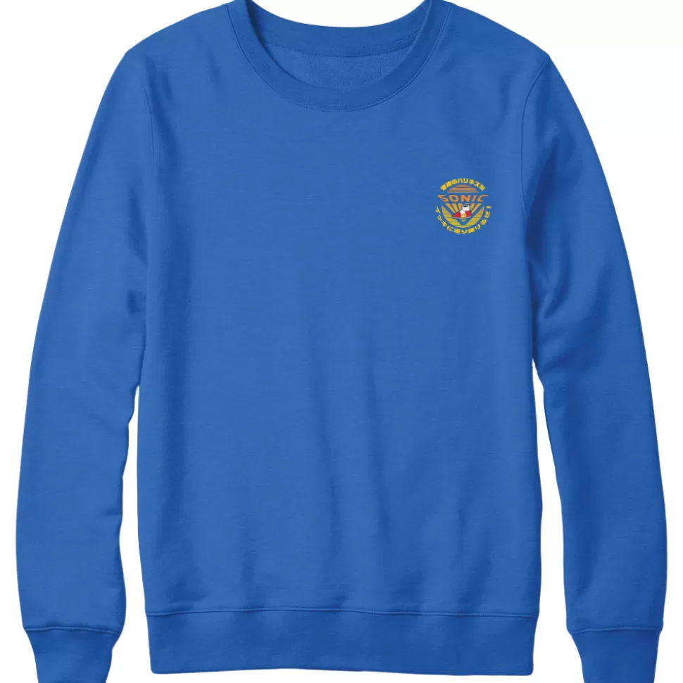 Sonic the Hedgehog Retro Sneaker Blue Sweatshirt>SEGA Best Sale