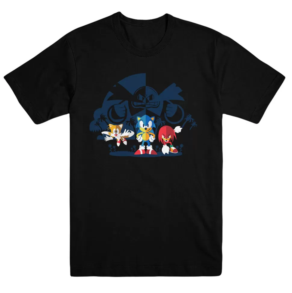 Sonic the Hedgehog Symmetrical Group Tee>SEGA Hot