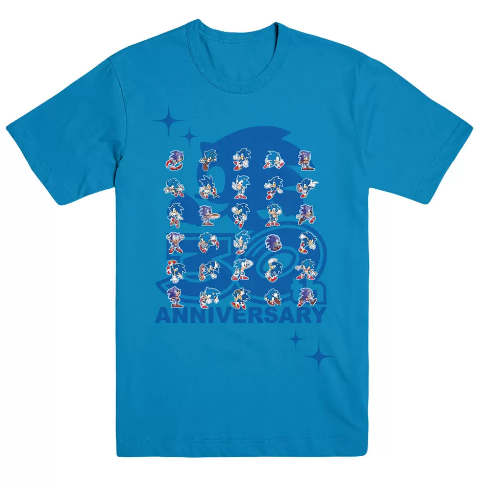 Sonic the Hedgehog 30th Anniversary Pose Blue Tee>SEGA Store