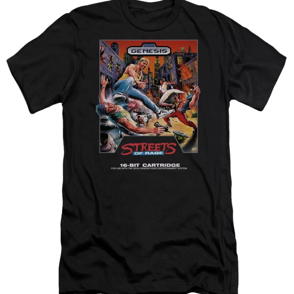 Streets of Rage 16 Bit Black Tee>SEGA Online