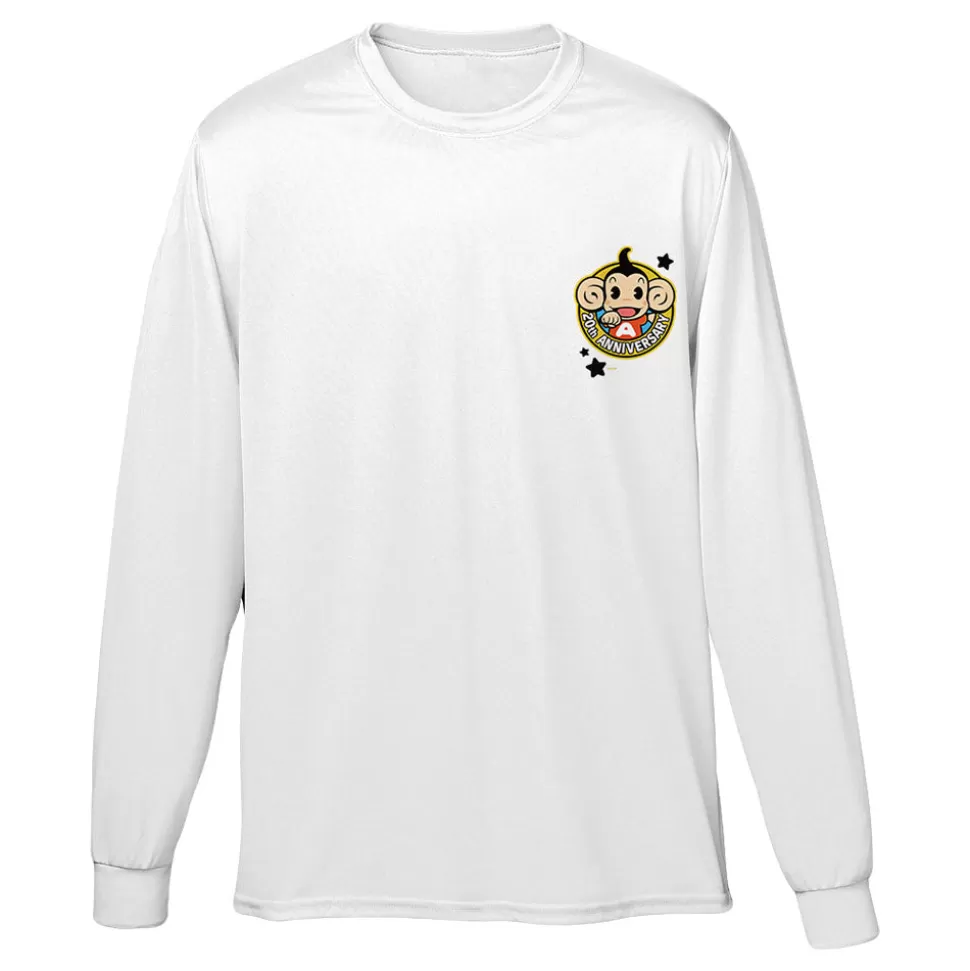 Super Monkey Ball Anniversary Long Sleeve White Tee>SEGA Sale