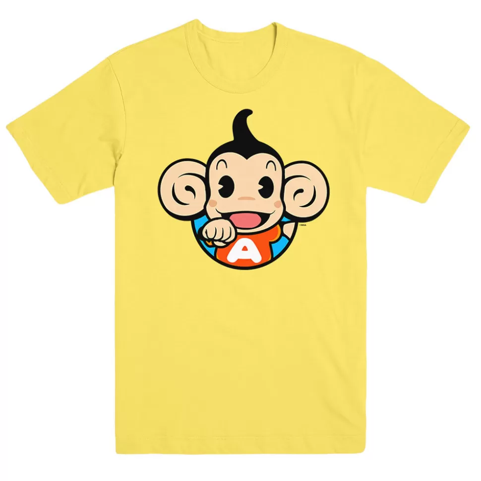 Super Monkey Ball Character Unisex Yellow Tee>SEGA Shop