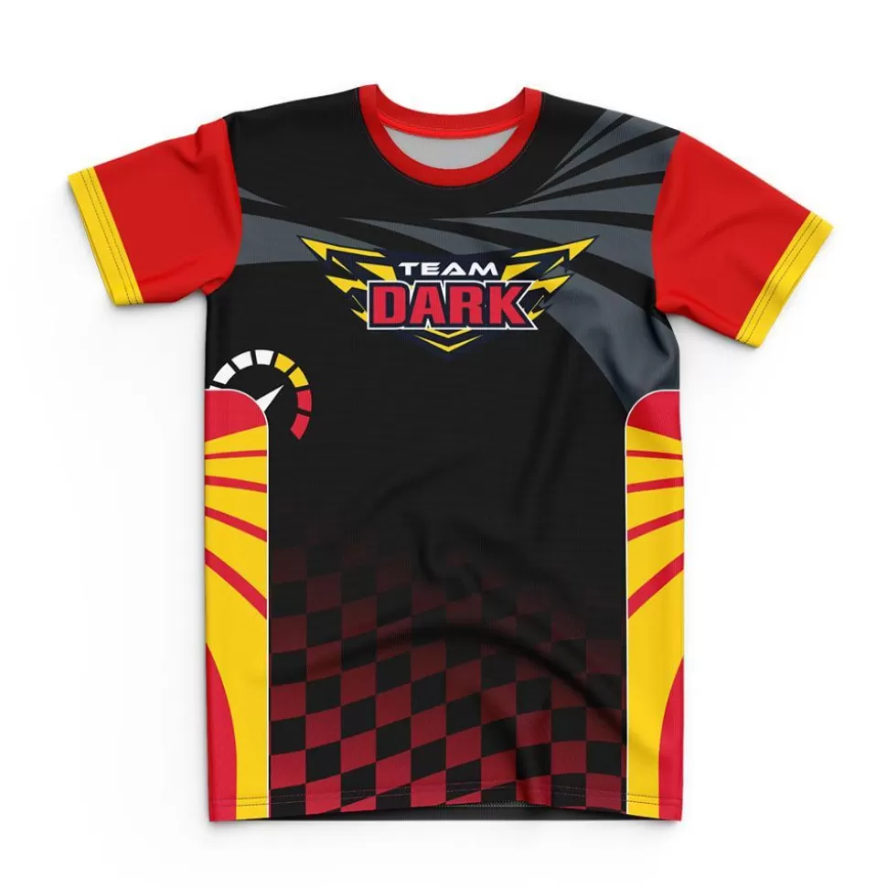 Team Sonic Racing Team Dark Personalized Jersey Style Tee>SEGA Cheap